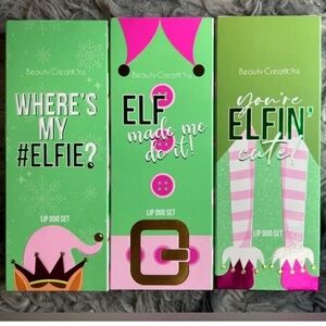 Beauty Creations Lip Duo Set - Green and Pink Elf Theme